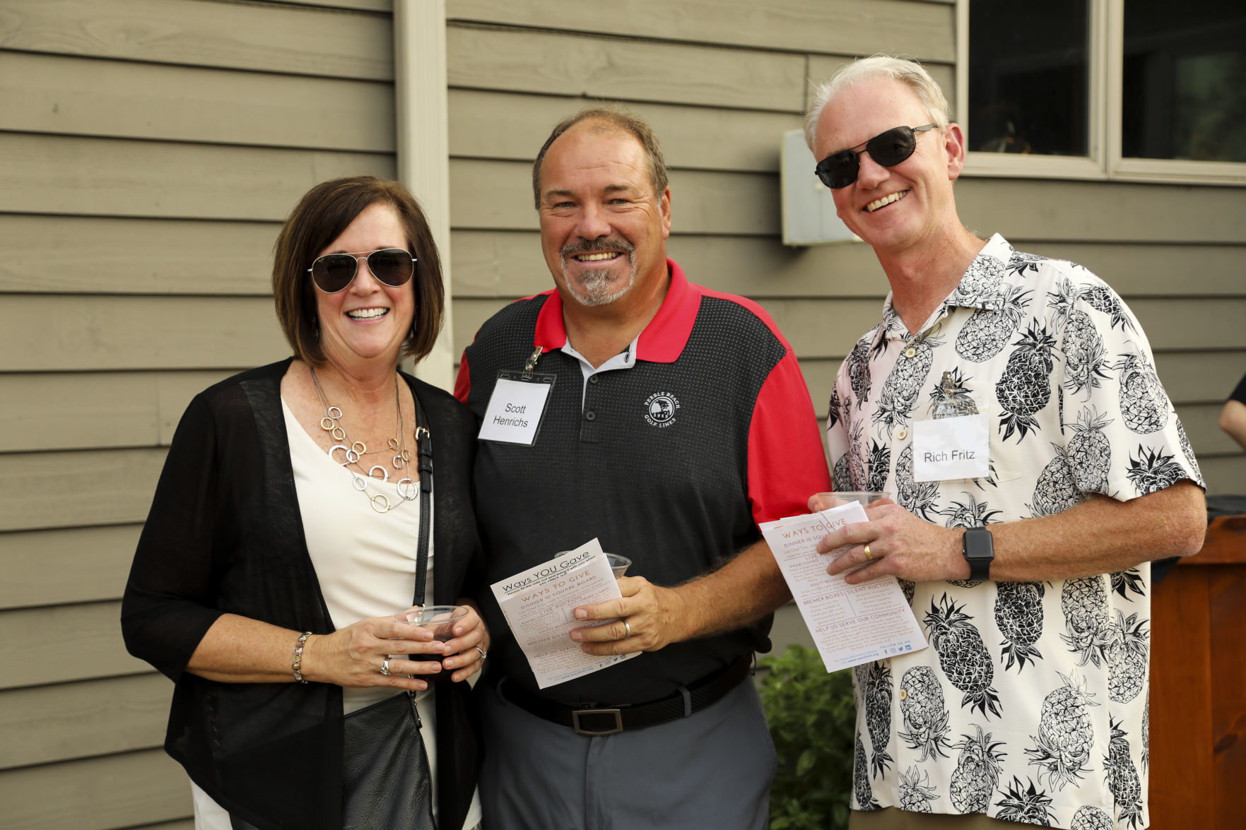 Mary Bennett Henrichs, Scott Henrichs, Rich Fritz